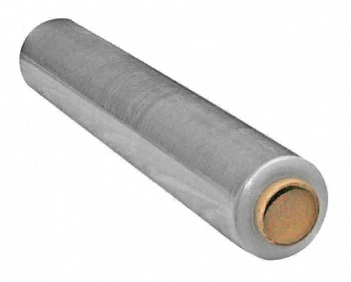 Стрейч пленка 20 мкр, 2 кг, вторичная (техническая серая) 500 мм