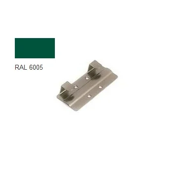 Кляммер стартовый нержавеющий RAL 6005 (зелёный мох) 8-10мм 1,2мм