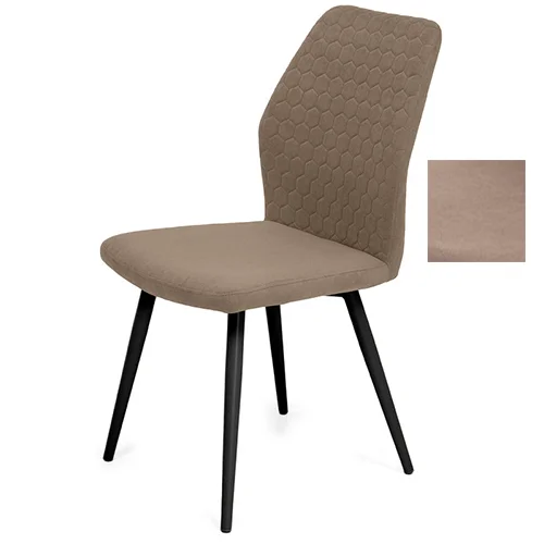 Стул Кальяри (ткань Т194-какао СОТЫ) + ножки 1R32 (черный)