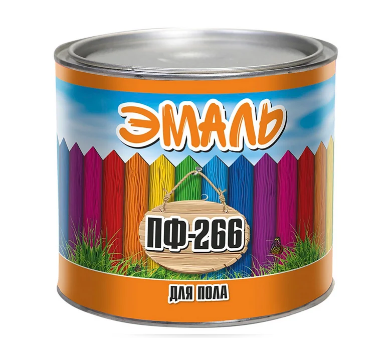 Эмаль ПФ-266 красно-коричневая 1,8 кг ВИТ Z для пола