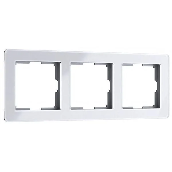 Рамка 3-местная Werkel Acrylic, белый, W0032701