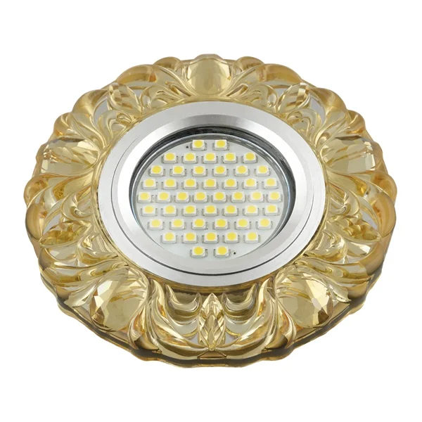 Светильник точечный Uniel/Fametto "Luciole" DLS-L136 GU5.3 GLASSY/YELLOW*