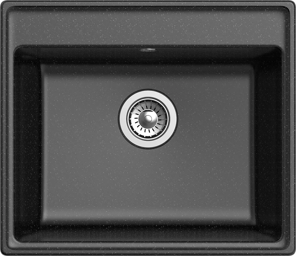Мойка композитная GRANFEST VERTEX GF-V-580, цвет черный
