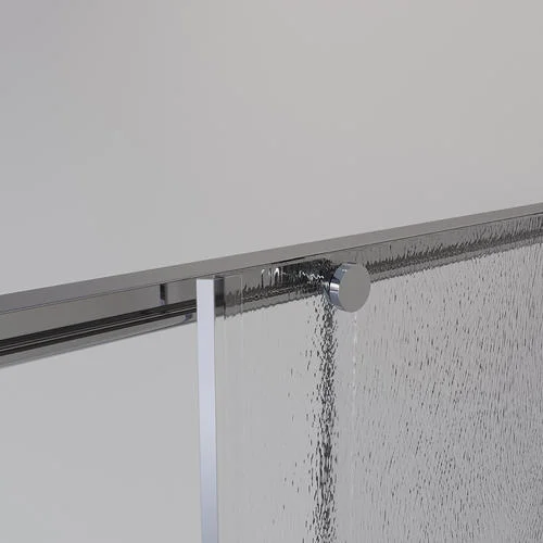 Ограждение душевое NIAGARA Nova NG-3624-34 (100х100х195) квадрат,хром,двери раздвижные,стекло шиншилла,1 место