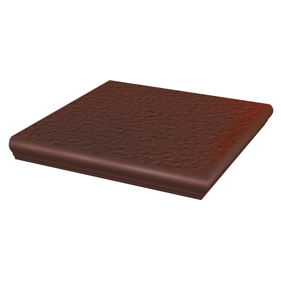 Клинкер Paradyz CLOUD Brown Duro Ступень наружная с капиносом 33х33