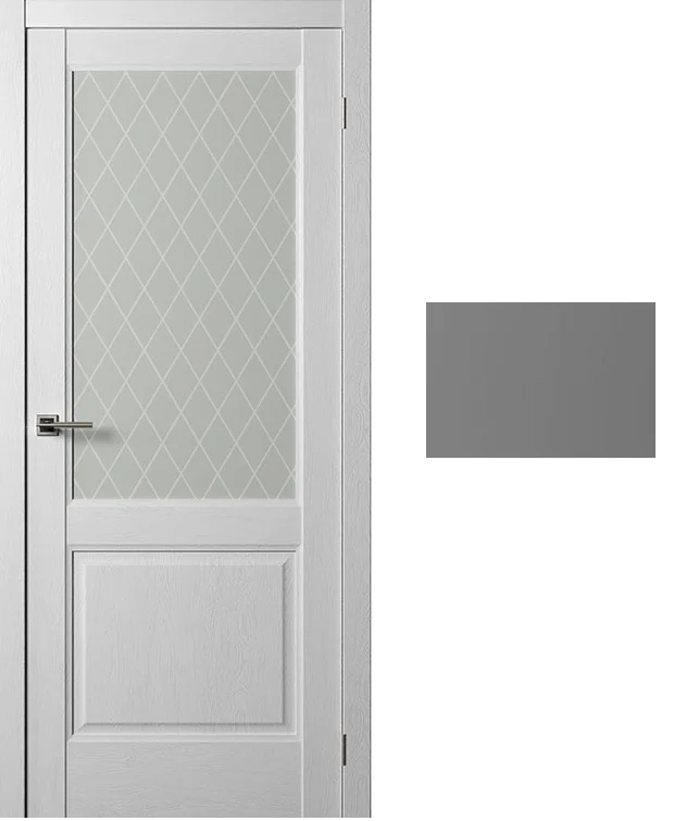 Дверь ДВЕРИ РЕГИОНОВ Нова 4 антрацит 80 (врезка под защелку Vantage 96)