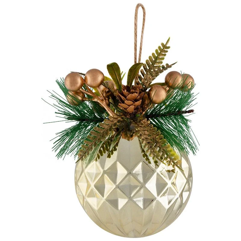 Украшение подвесное "Композиция" цвет золотой