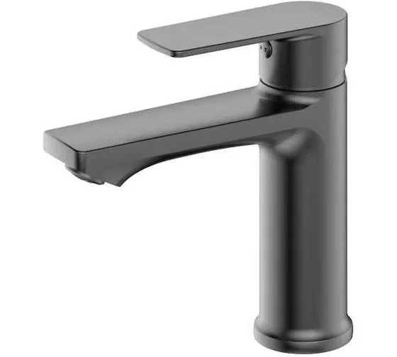 Смеситель HAIBA HB10719-3 для раковины, низкий излив, оружейная сталь