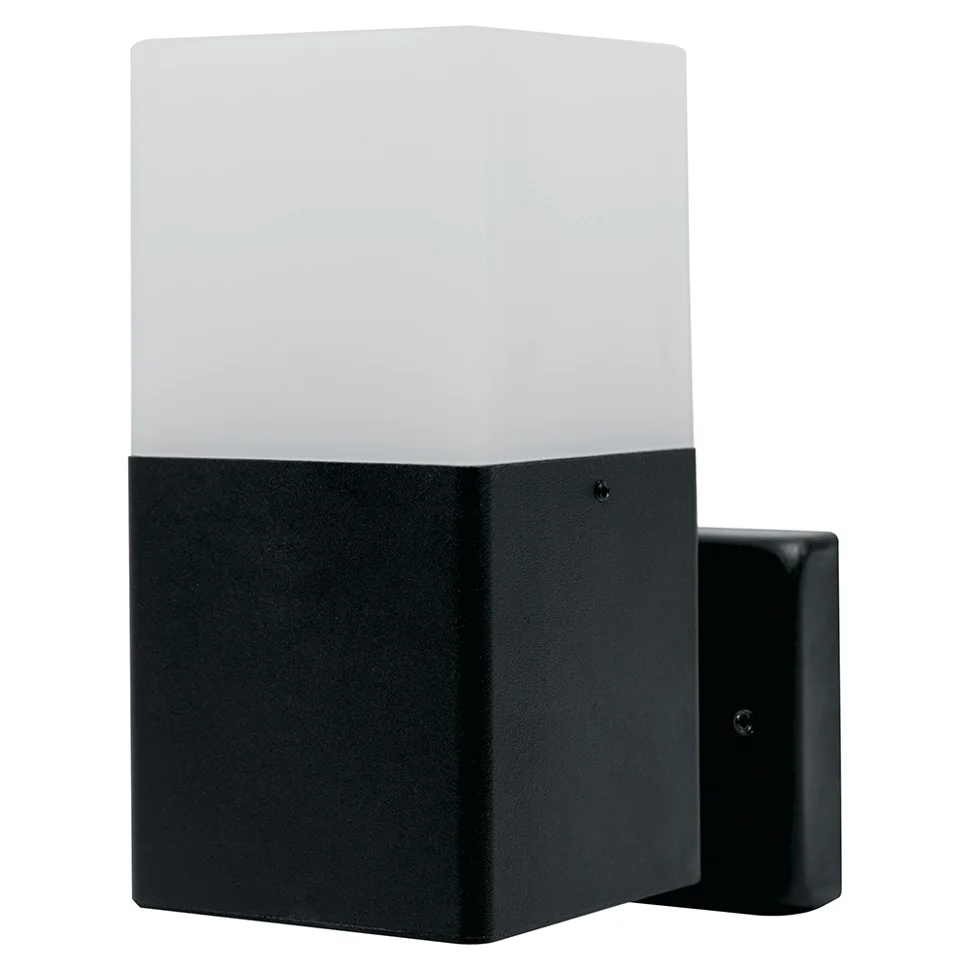 Фонарь уличный Feron DH0201 230V E27 черный (на стену вверх)