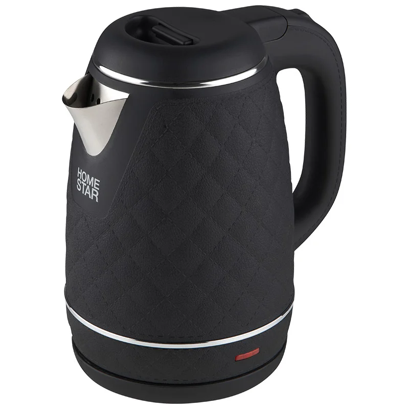 Чайник Homestar HS-1007 (1,7 л), черный, двойной корпус