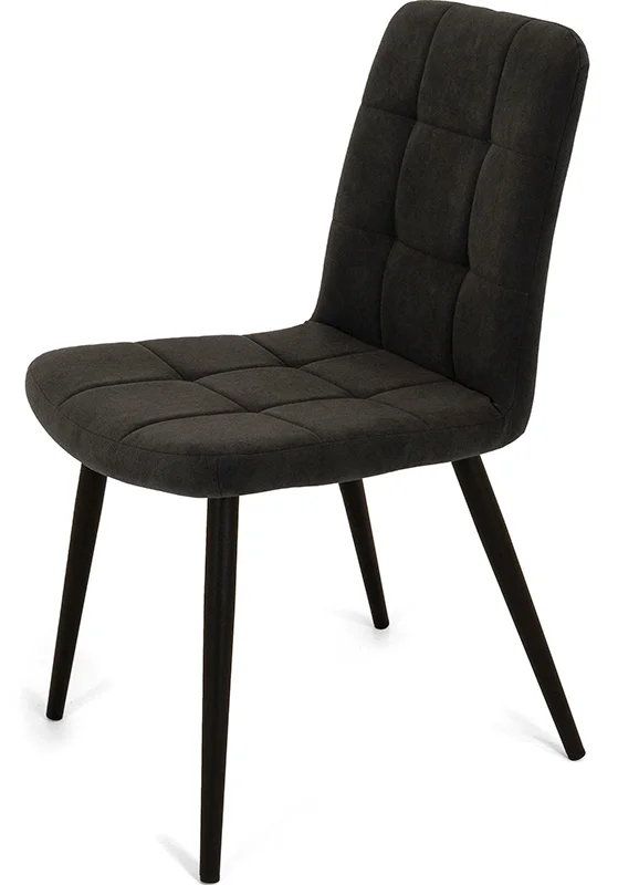 Стул Абсент NEW (ткань Т190-горький шоколад) + ножки 1R32 (чёрный)