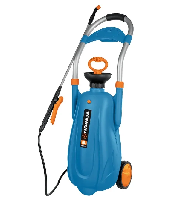 Опрыскиватель GRINDA "Handy Spray" садовый, 16 л, с телескоп. удлинителем, на колесах