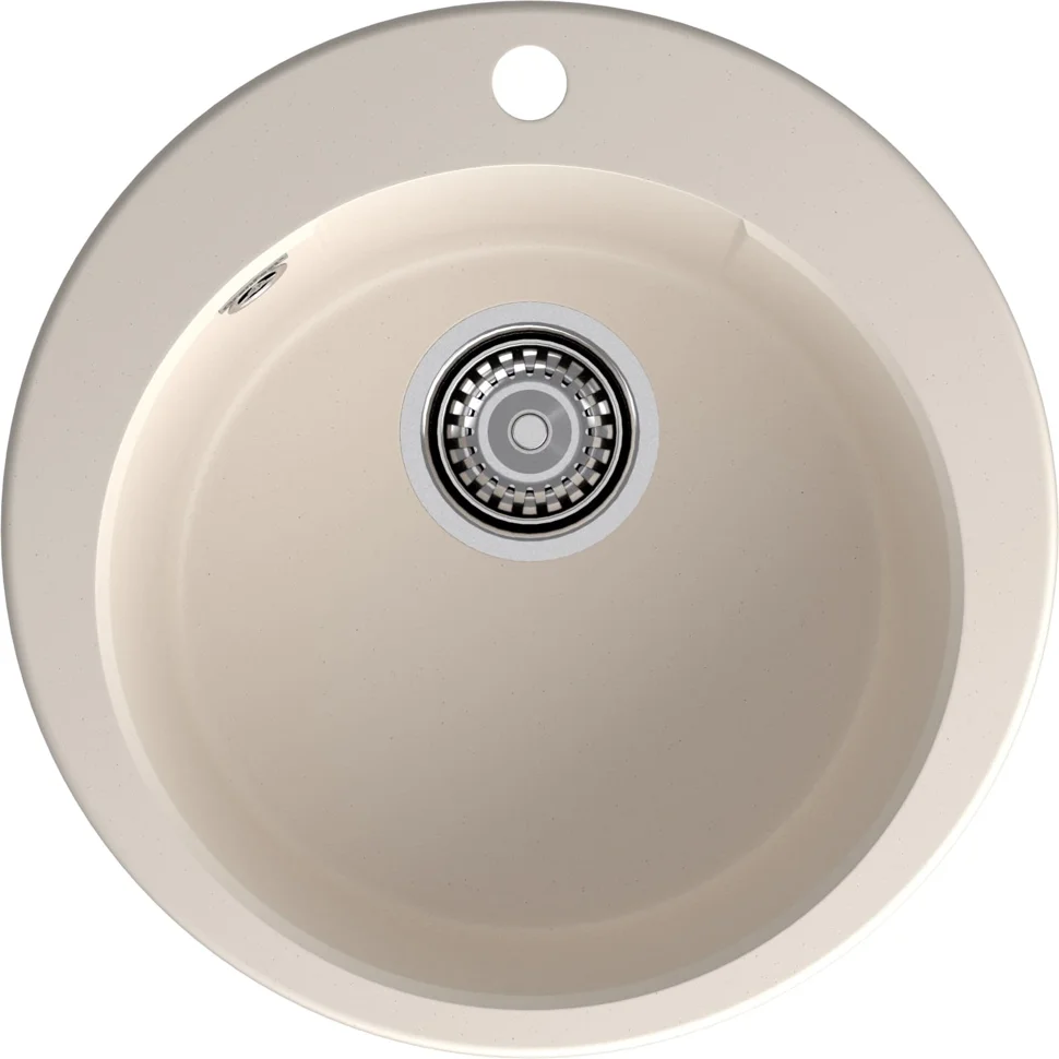 Мойка композитная GRANFEST URBAN 649 D-490мм, белый