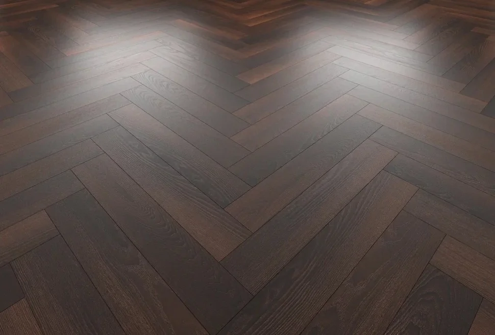 Плитка виниловая VINILAM PARQUET HERRINGBONE Glue клеевая Паркет Винсент GD11200 , 152,4*762*2,5мм , 43 класс