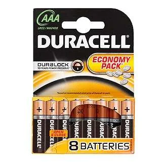Элемент питания Duracell LR03-8BL BASIC (уп. 8шт)*