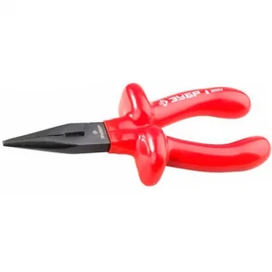 Тонкогубцы 160мм ЗУБР "ЭКСПЕРТ" "ЭЛЕКТРИК" диэлектрические, высоковольтные до ~1000В