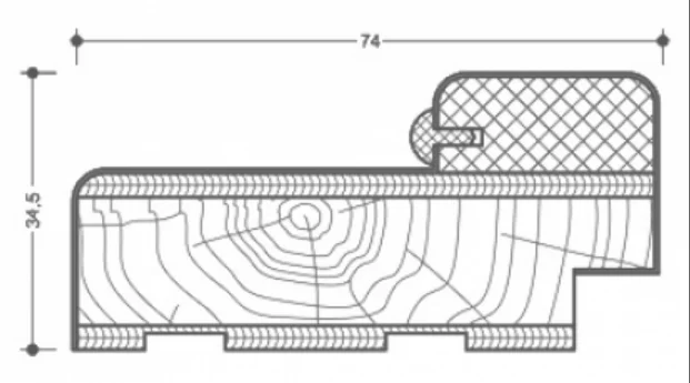 Стойка дверной коробки BELWOODDOORS телескоп тип 60(четв 49) эмаль жемчуг 2,1 м
