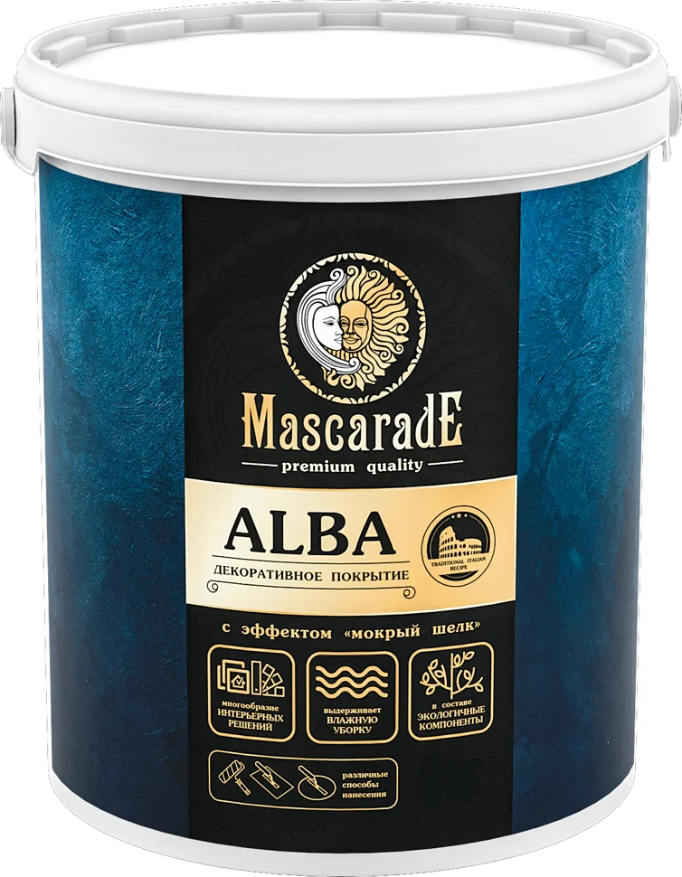 Грунт-краска БОЛАРС Mascarade "Uno-decor" под Альба (057) 1 кг