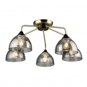 Люстра 12254/5AB+BK GR