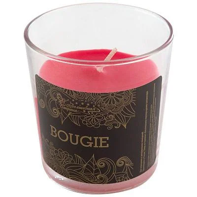 Свеча Charm Aroma в стакане "Сладкая малина"