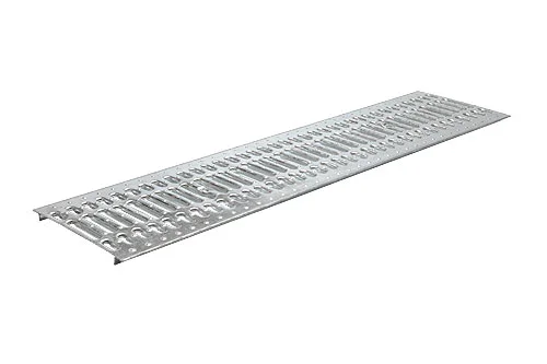 Решетка водоприемная GIDROLICA Standart DN200 A15 штампованная оцинкованная 1000*236*20 мм арт.528
