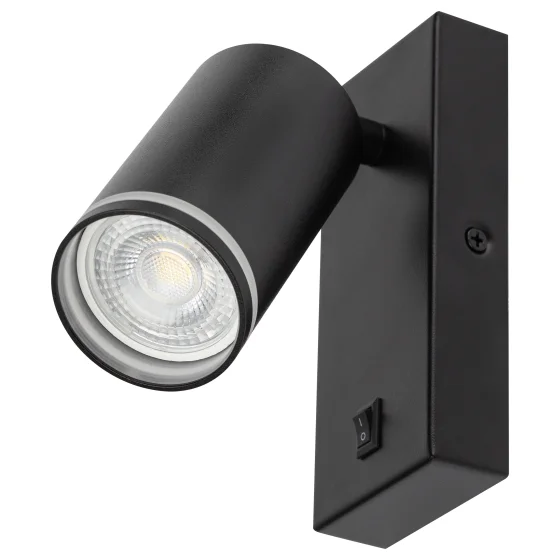 Бра СПОТЫ ЭРА WL19 BK GU10 MR16 IP20 черный