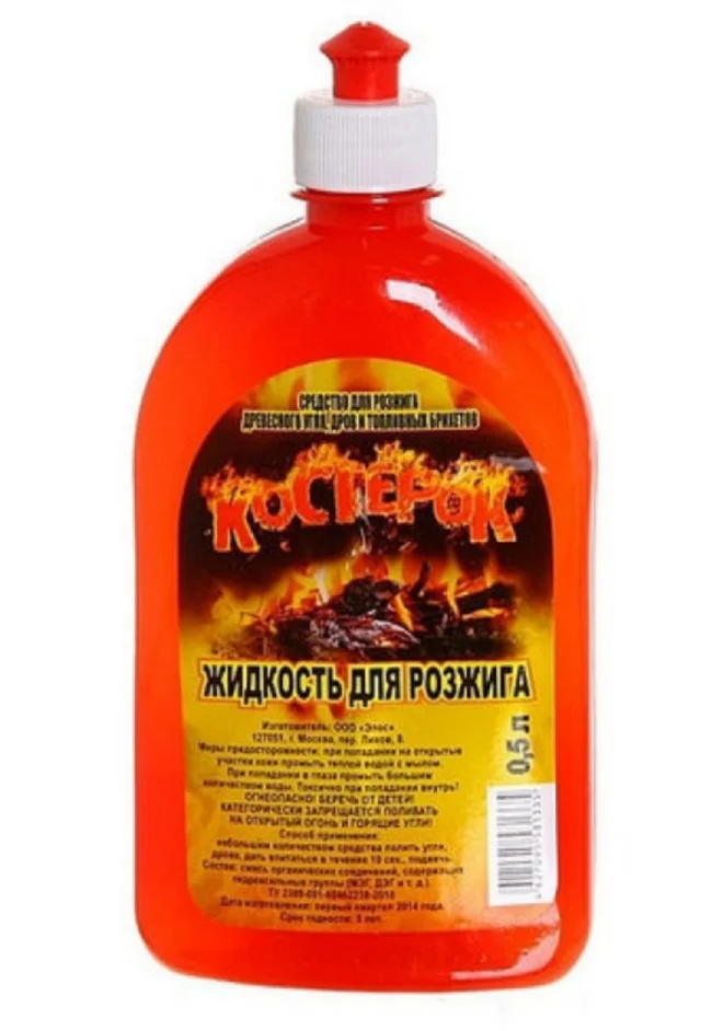 Жидкость для розжига "Костерок", бут. пэт, 0,5 л