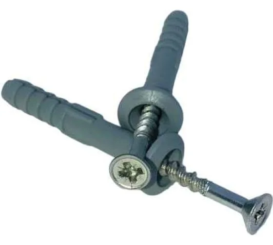 Дюбель-гвоздь 6х40 с бортиком (ведро 200шт) SteelRex
