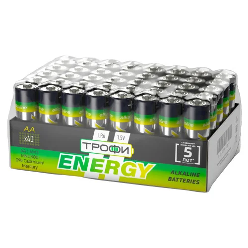 Элемент питания ТРОФИ LR6-40 bulk ENERGY/ECO