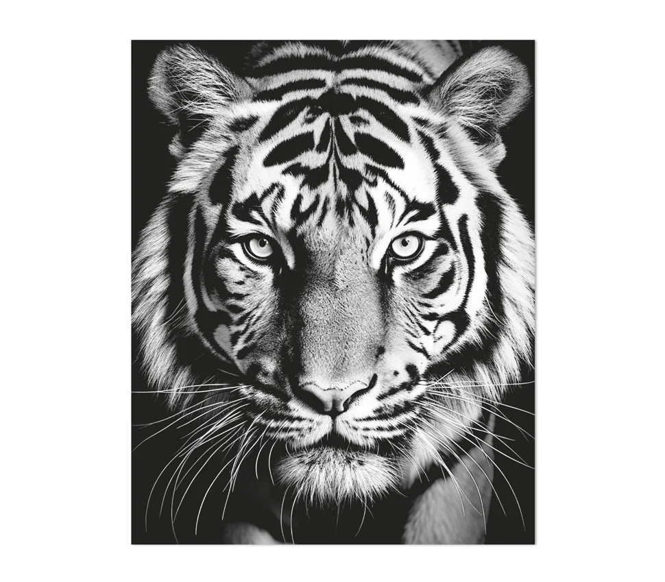 Картина интерьерная VS на стекле Tiger 40*50 арт.8145006