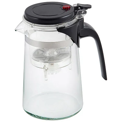 Чайник заварочный с кнопкой MALLONY Gung Fu, литраж - 700 мл