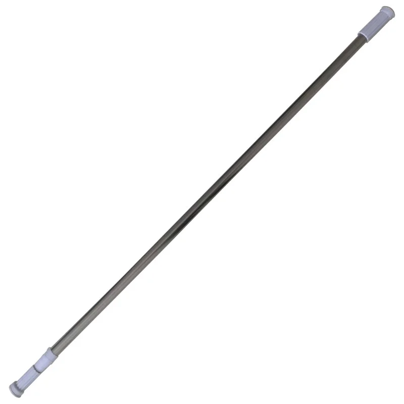 Карниз для ванной комнаты Рыжий кот SCR-2S, нержавеющая сталь, длина: 1,1-2 м