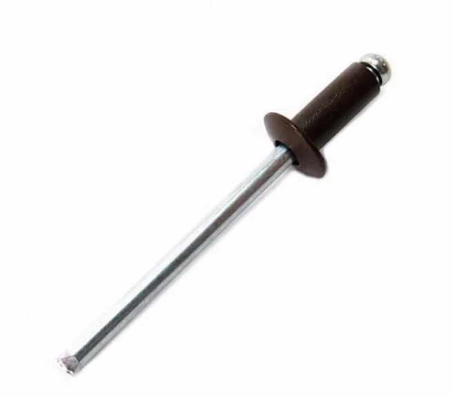 Заклёпка вытяжная 3,2x8 (шоколад) RAL8017 (уп 20шт) SteelRex
