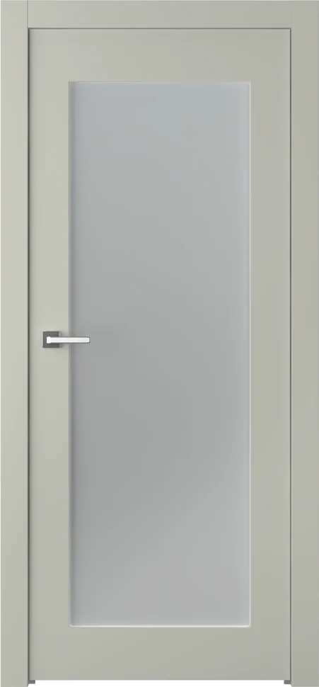 Дверь BELWOODDOORS "Кремона 1" стекло Мателюкс белый каленый 70 (21-8) эмаль шелк