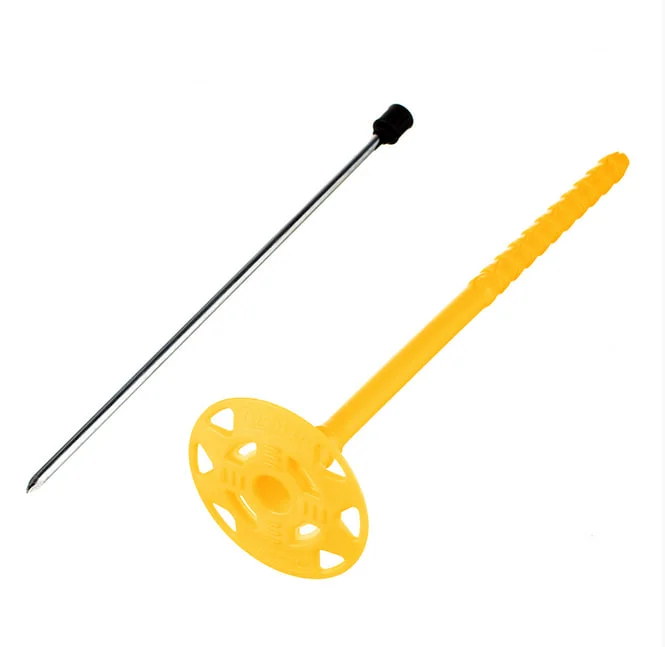 Дюбель для теплоизоляции с термоголовой 10x200 метал. гвоздь 4,2мм TDMT bau-fix