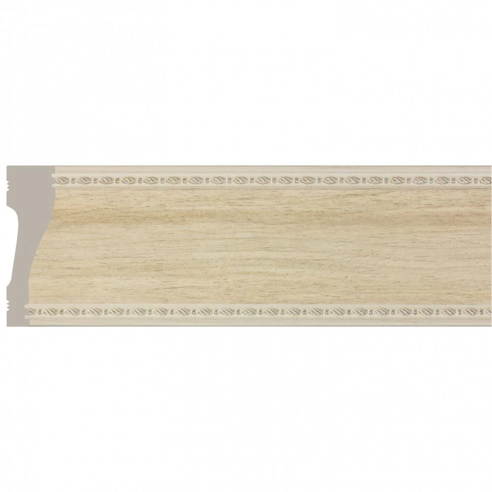 Багет интерьерный COSCA, "Скандинавия", Плинтус потолочный 60, цвет "Лён", арт.192-12