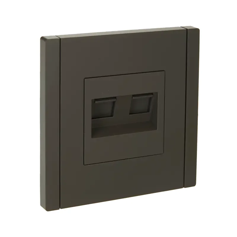 Розетка 2-м RJ11+RJ45 кат.5E FORTE&PIANO FP335 сер. IEK FP-KT20-O-1-K03