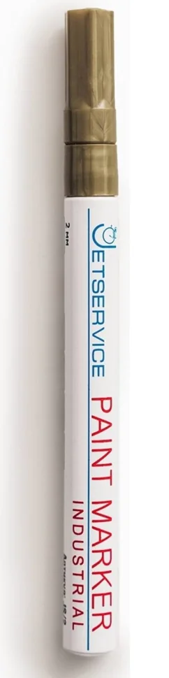 Маркер-краска JetService slim 1,5-3мм золото
