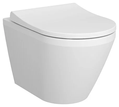 Унитаз подвесной VITRA INTEGRA Round безободковый с сиденье с микролифтом, дюропласт