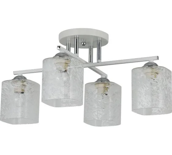 Люстра Epoca 4580-4 WH+CR, 4xE27/40W (52*38*24)