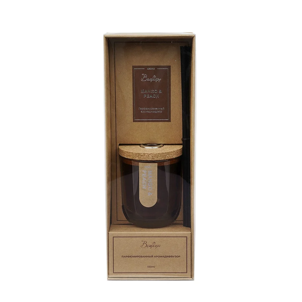 Аромадиффузор парфюмированный MANGO & PEACH, 100 мл., Д70 Ш70 В267