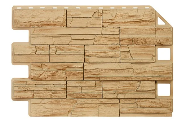 Панель фасадная Royal Stone Скалистый камень, цвет Ричмонд 90,5*62 см (S=0.5611м2)