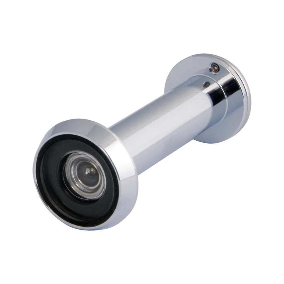 Глазок дверной FUARO DV-LUX 4/110-70/Z (VIEWER 4 DVZ_LUX оптика пластик) CP Хром