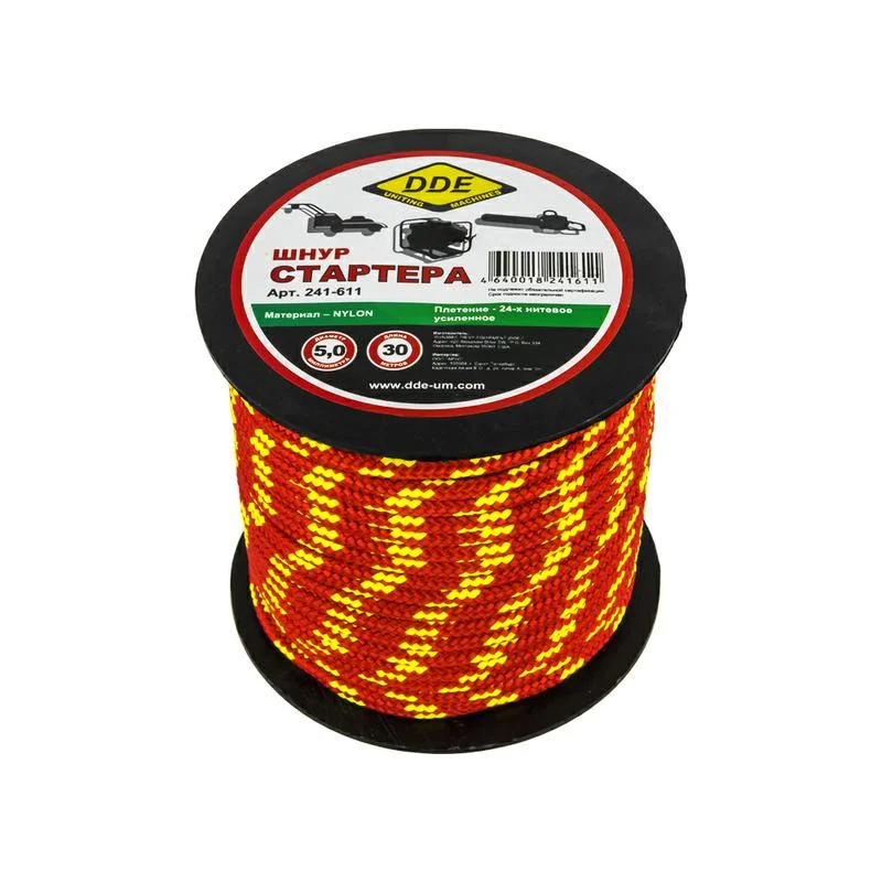 Шнур стартера на катушке бухта 5,0мм 30м (нейлон), UNITED PARTS