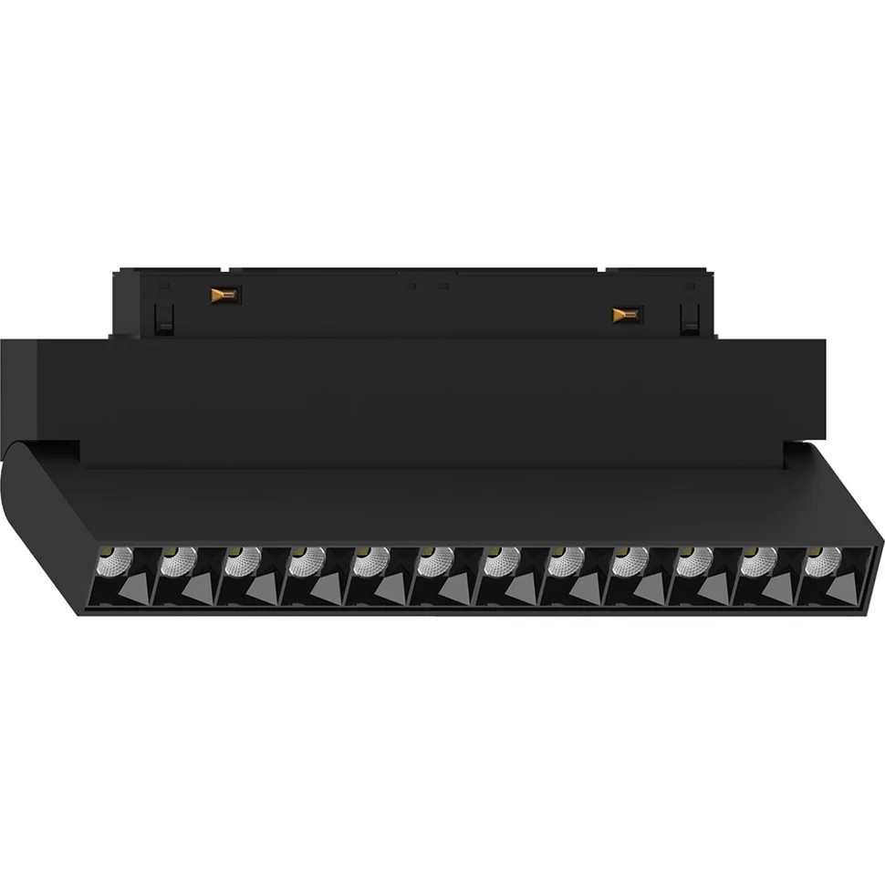 Светильник светодиодный трековый низковольтный 12W, 1080 Lm, 2700К, 30 градусов, черный, MGN301 серия LensFold Feron