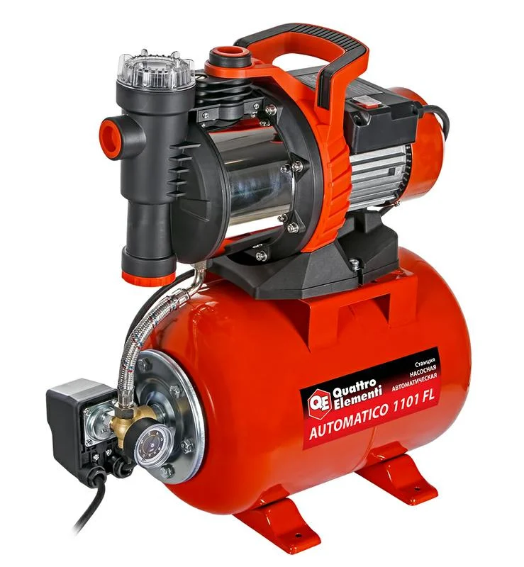 Станция насосная QUATTRO ELEMENTI Automatico 1101 FL (1100 Вт, 4200 л/ч, для чистой, 45 м, 15,4 кг)