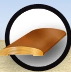 Наличник дверной п/сфера итальянский орех 70*6*2150 МДФ