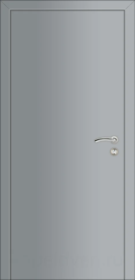 Дверь КАПЕЛЬ 21-8 глухая 700*2000мм Ral7040 (дв.полотно+телескоп.короб)