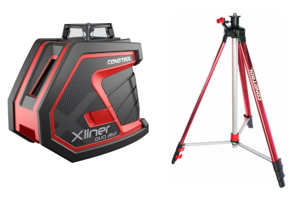 Нивелир лазерный CONDTROL XLiner 360G + штатив CONDTROL Н190