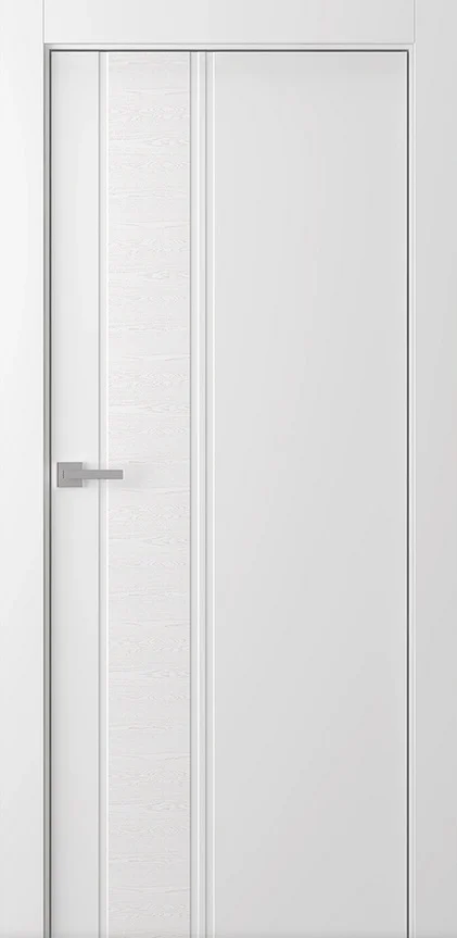 Дверь BELWOODDOORS "Твинвуд 1" глухая 80 (21-9) smart core эмаль белый